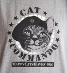 Cat Commando t-shirt